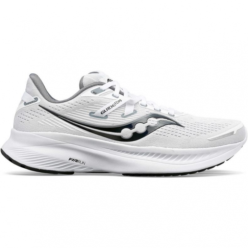 Saucony Guide 16 Laufschuhe Herren Weiß | BERLIN FCOGDQ