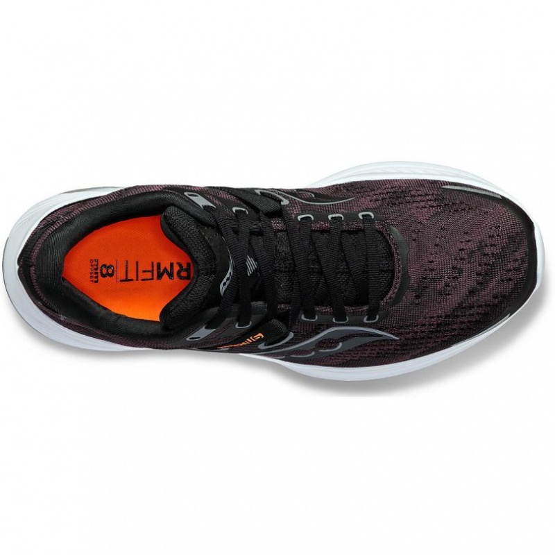 Saucony Guide 16 Wide Laufschuhe Damen Schwarz Weiß | BERLIN SXKRQZ
