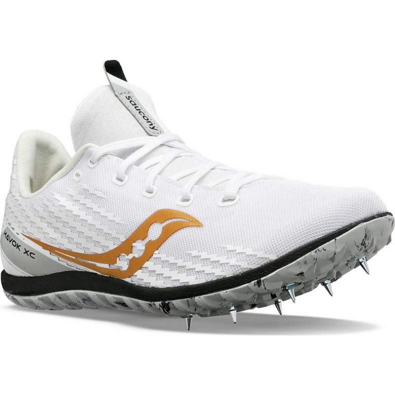 Saucony Havok XC 3 Leichtathletikschuhe Herren Weiß | BERLIN RTWJIF