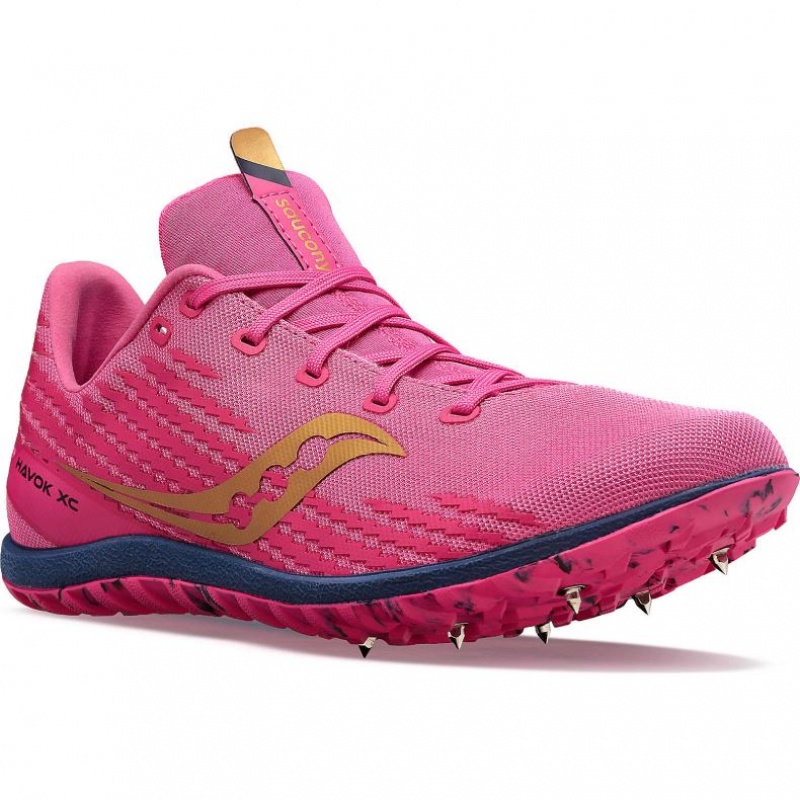 Saucony Havok XC 3 Leichtathletikschuhe Herren Rosa | BERLIN NPSGEM