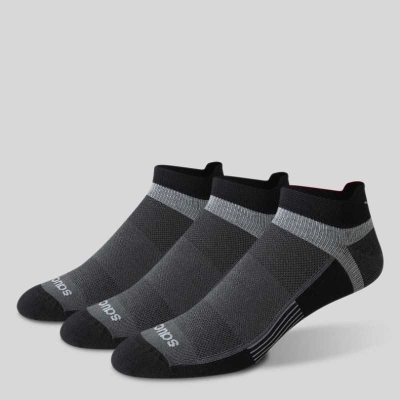 Saucony Inferno Liteweight 3-Pack Socken Herren Schwarz | BERLIN WHAXFU