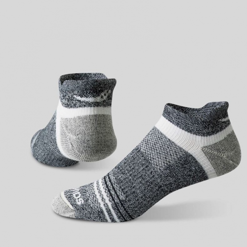 Saucony Inferno Merino Wool Blend No Show 3-Pack Socken Herren Schwarz Grau | BERLIN PFELKT
