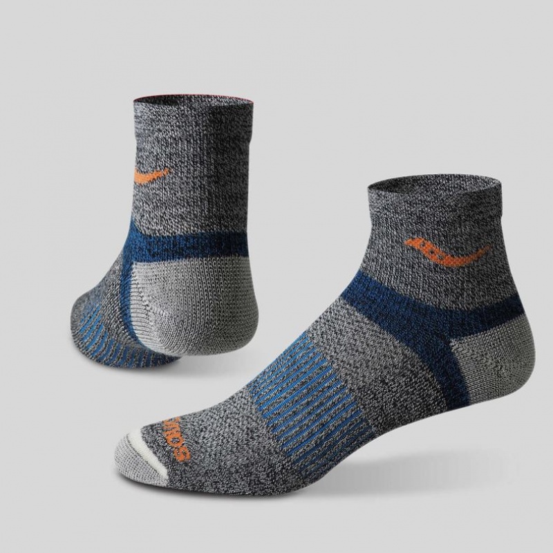 Saucony Inferno Merino Wool Blend Quarter 3-Pack Socken Herren Mehrfarbig | BERLIN BRHQNX