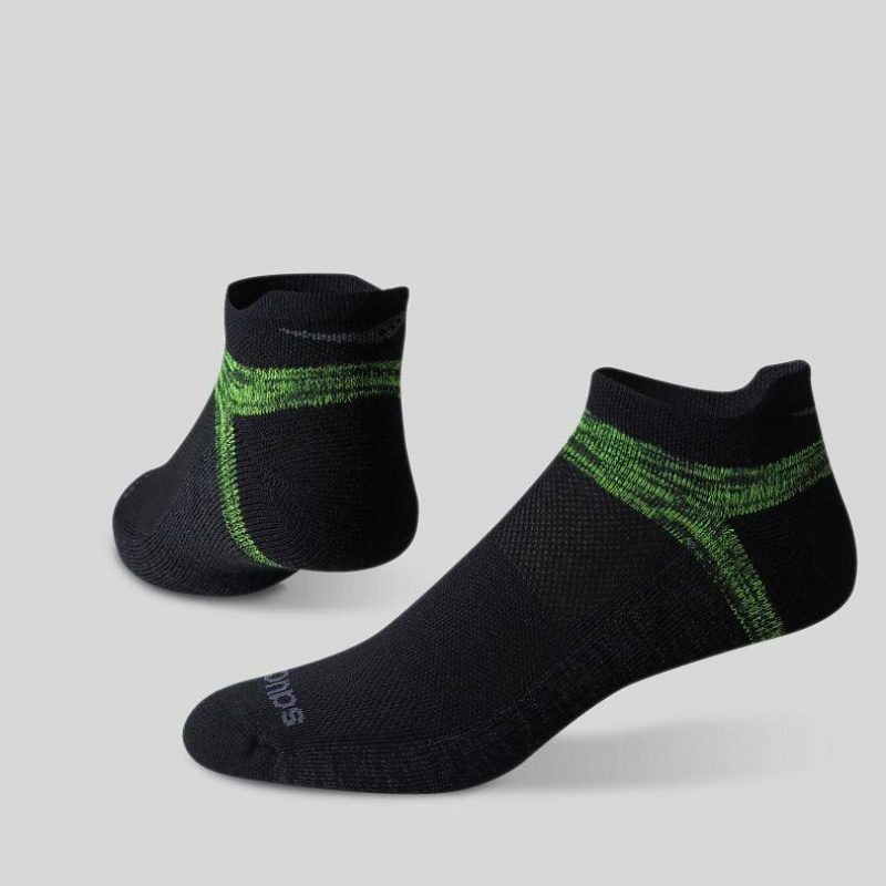 Saucony Inferno No Show Tab 3-Pack Socken Damen Grün Schwarz | BERLIN ORKPAF