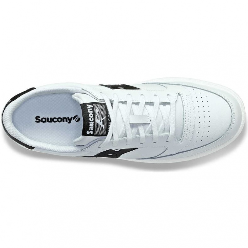 Saucony Jazz Court PU Sneaker Damen Weiß Schwarz | BERLIN DJSTXR