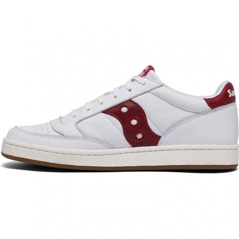 Saucony Jazz Court Sneaker Damen Weiß Rot | BERLIN PNKWSQ