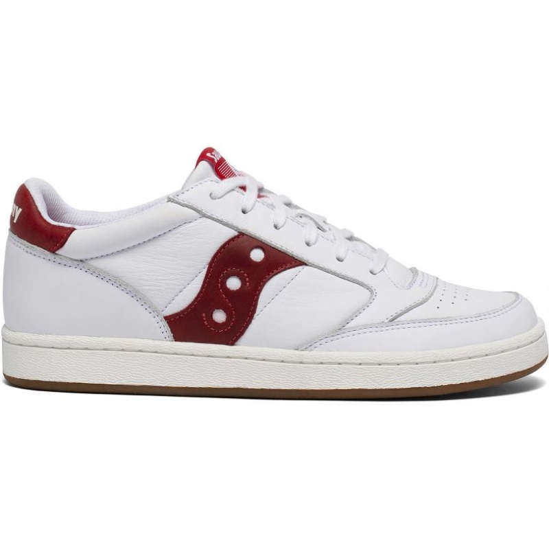 Saucony Jazz Court Sneaker Damen Weiß Rot | BERLIN PNKWSQ