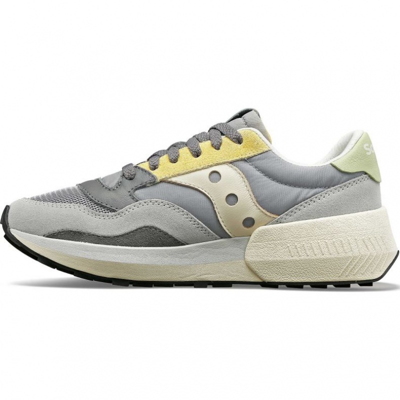 Saucony Jazz NXT Sneaker Damen Grau Gelb | BERLIN NPCYQK