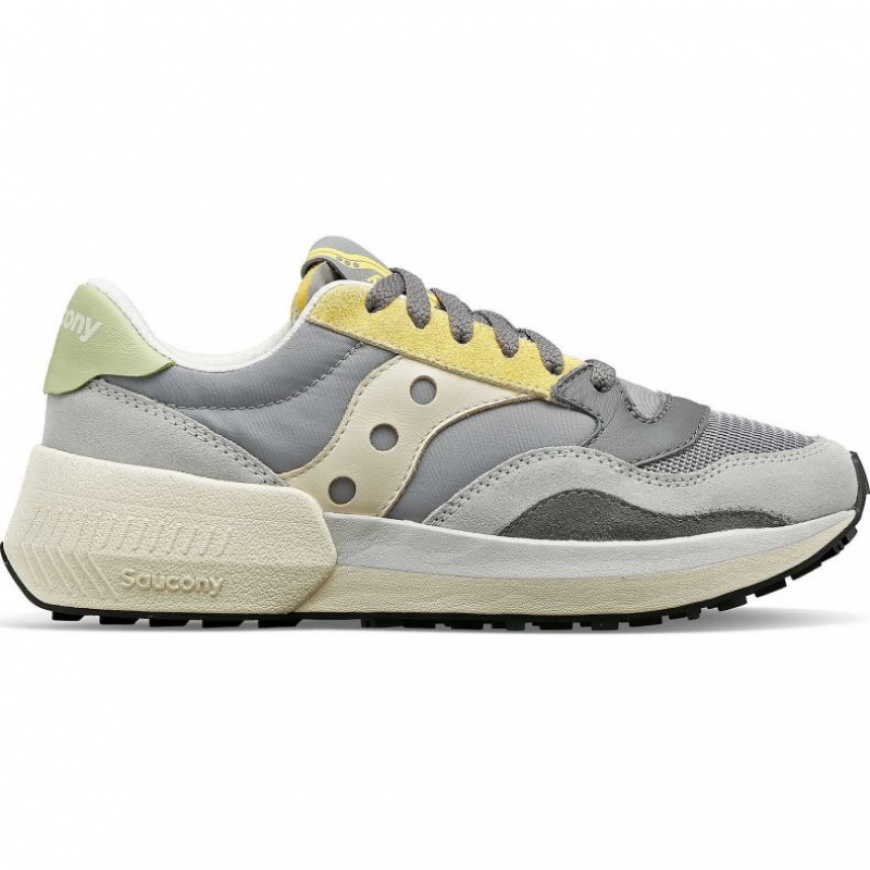 Saucony Jazz NXT Sneaker Damen Grau Gelb | BERLIN NPCYQK