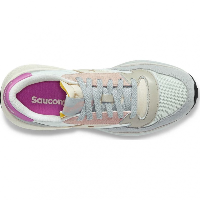 Saucony Jazz NXT Sneaker Damen Weiß Grau Rosa | BERLIN EBJYUT