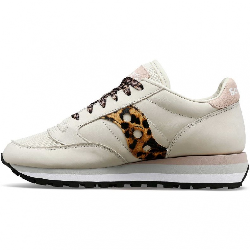 Saucony Jazz Triple Sneaker Damen Weiß Leopard | BERLIN LUVOZT