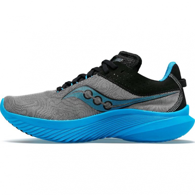 Saucony Kinvara 14 Laufschuhe Damen Blau Grau | BERLIN MTEKBJ