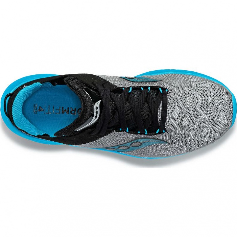 Saucony Kinvara 14 Laufschuhe Damen Blau Grau | BERLIN MTEKBJ