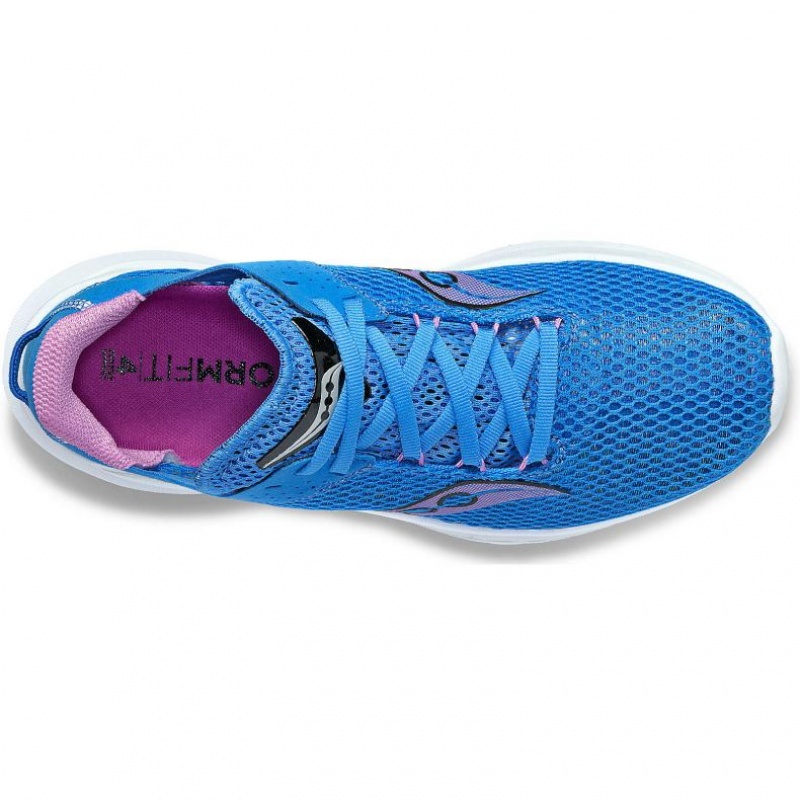 Saucony Kinvara 14 Laufschuhe Damen Blau | BERLIN NPDJYC