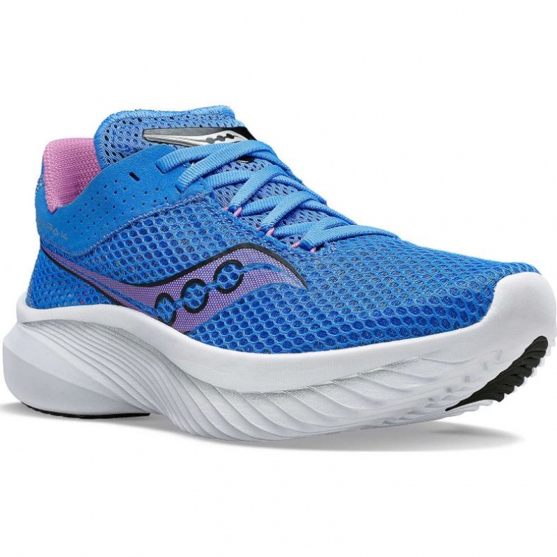 Saucony Kinvara 14 Laufschuhe Damen Blau | BERLIN NPDJYC
