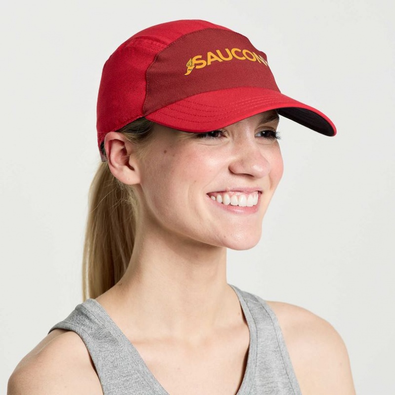 Saucony Outpace Hüte Damen Rot | BERLIN FDOWQP
