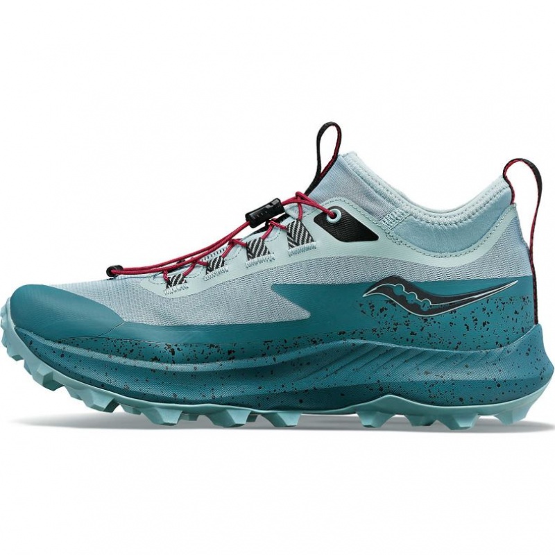 Saucony Peregrine 13 ST Trailrunning Schuhe Damen Türkis | BERLIN BDAIZO
