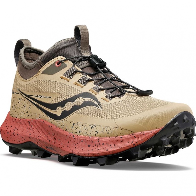 Saucony Peregrine 13 ST Trailrunning Schuhe Damen Braun | BERLIN QLFYND