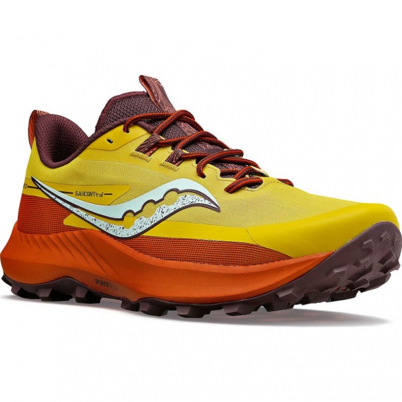 Saucony Peregrine 13 Trailrunning Schuhe Damen Gelb | BERLIN QOGPHW