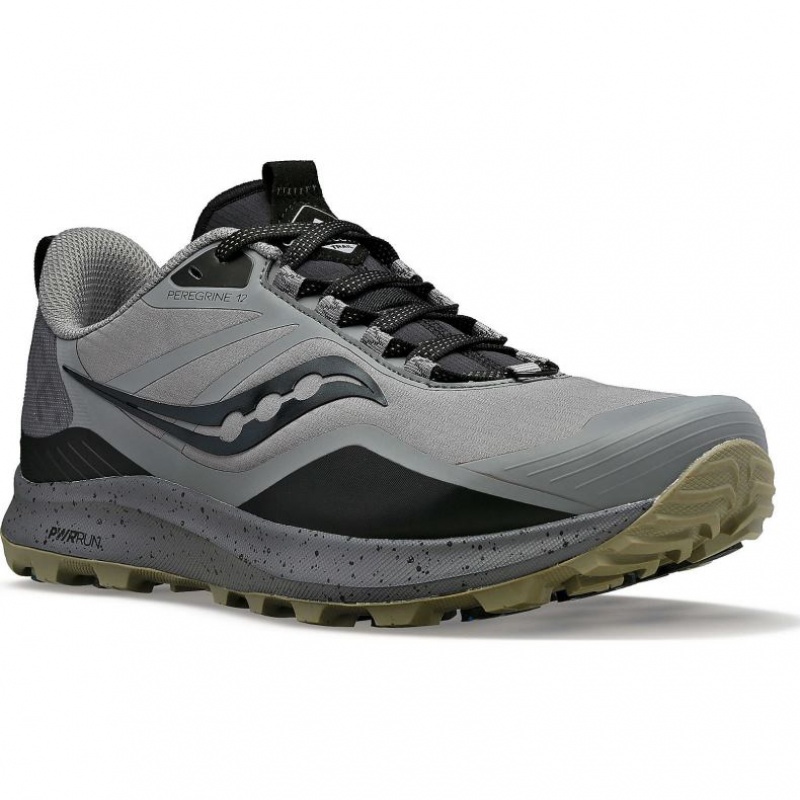 Saucony Peregrine ICE+ 3 Trailrunning Schuhe Herren Grau | BERLIN FEHMYJ