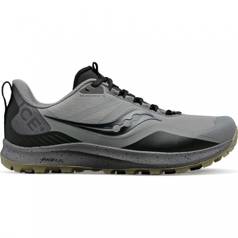 Saucony Peregrine ICE+ 3 Trailrunning Schuhe Herren Grau | BERLIN FEHMYJ