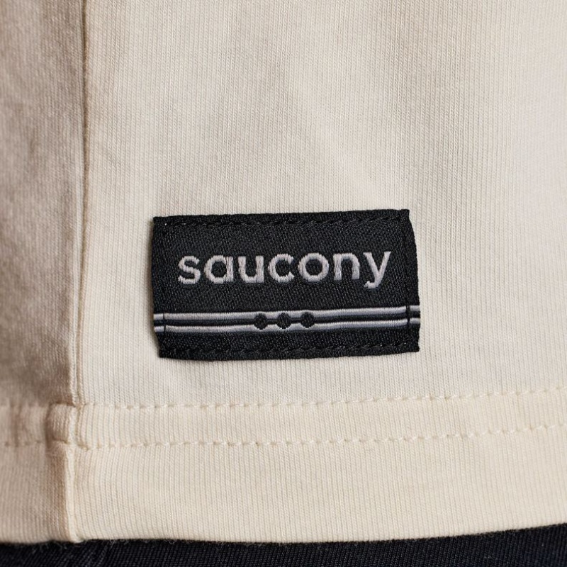Saucony Recovery Boxy T-Shirt Damen Weiß | BERLIN SYPXOW