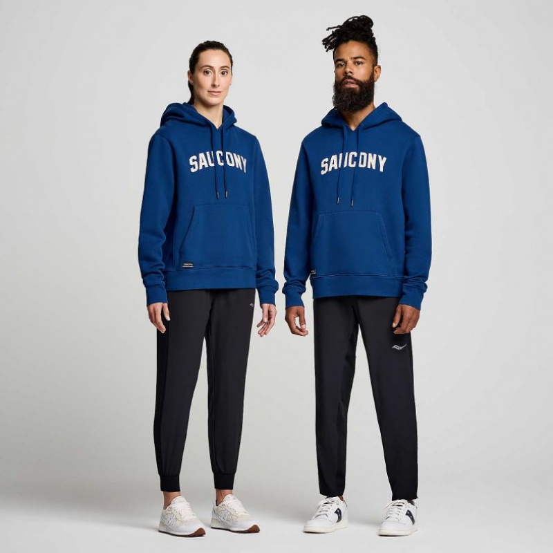 Saucony Recovery Hoodie Damen Indigo | BERLIN LQNOCF