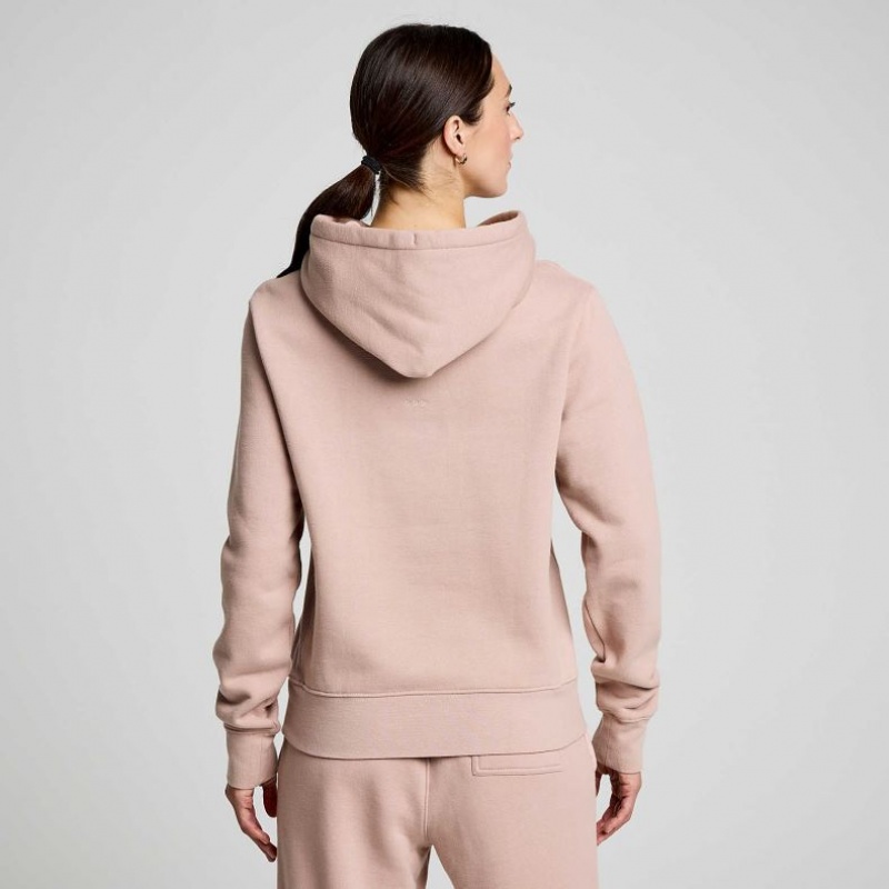 Saucony Recovery Hoodie Damen Rosa | BERLIN AWYSGC