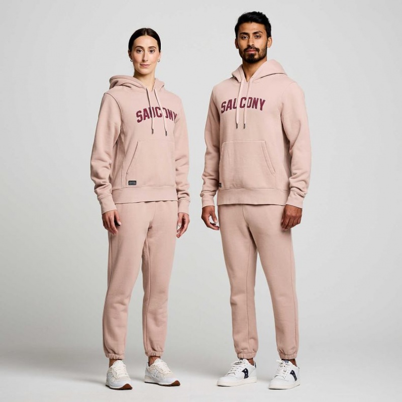 Saucony Recovery Hoodie Damen Rosa | BERLIN AWYSGC