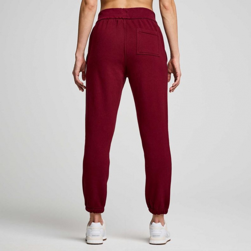 Saucony Recovery Jogginghose Damen Bordeaux | BERLIN WCYFHO