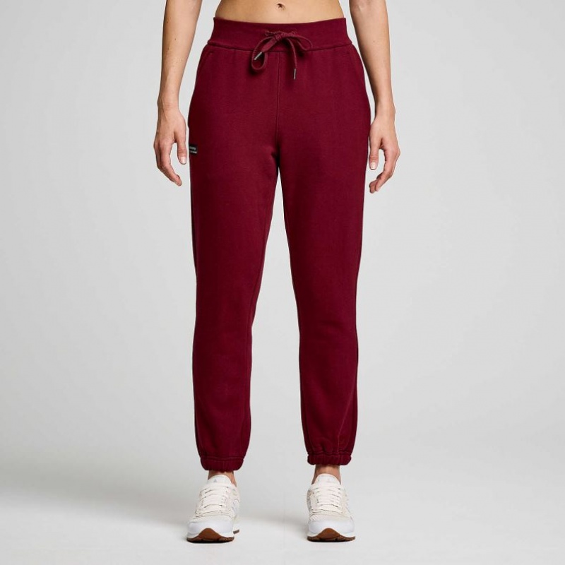 Saucony Recovery Jogginghose Damen Bordeaux | BERLIN WCYFHO