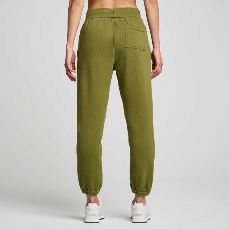 Saucony Recovery Jogginghose Damen Olivgrün | BERLIN TMUNKF