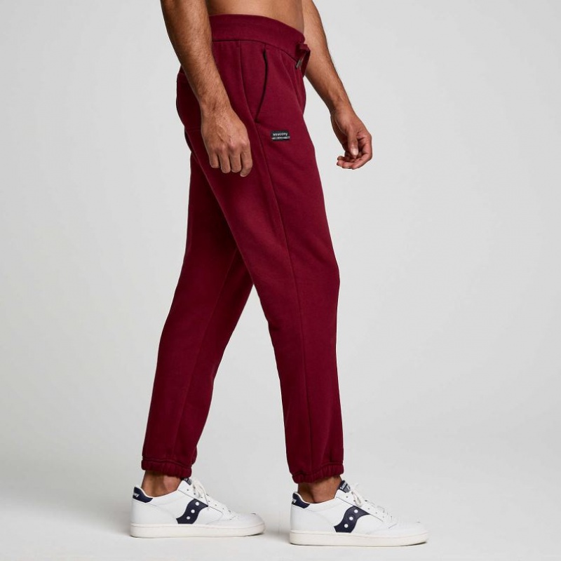 Saucony Recovery Jogginghose Herren Bordeaux | BERLIN FQMAVZ