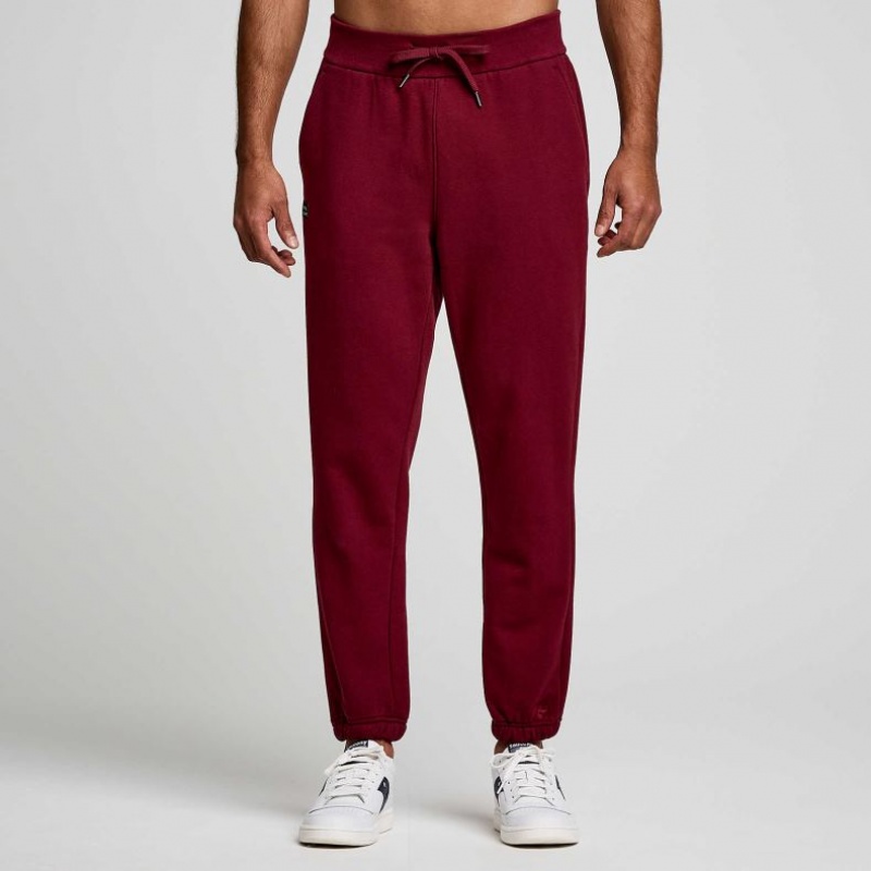 Saucony Recovery Jogginghose Herren Bordeaux | BERLIN FQMAVZ