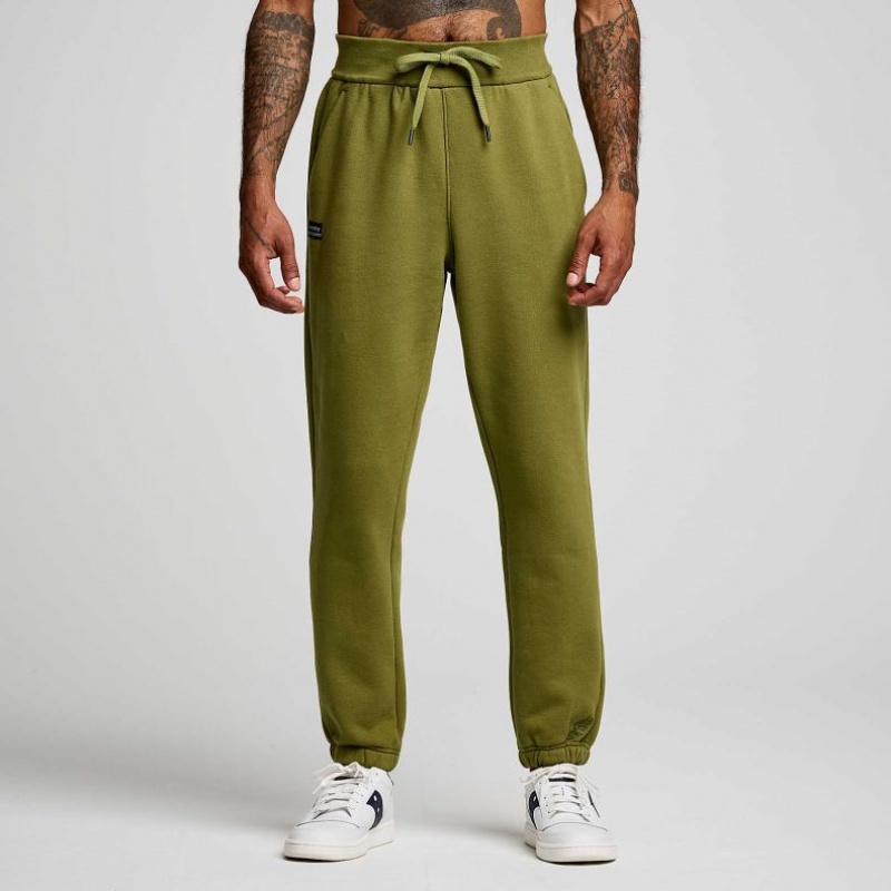 Saucony Recovery Jogginghose Herren Olivgrün | BERLIN DHCNKQ