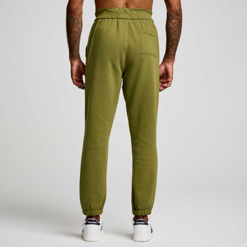Saucony Recovery Jogginghose Herren Olivgrün | BERLIN DHCNKQ