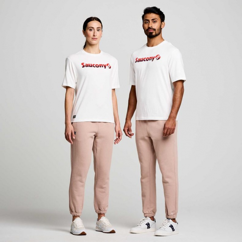 Saucony Recovery Kurzes Sleeve T-Shirt Damen Weiß | BERLIN AMDGPU