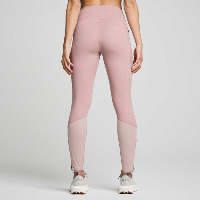 Saucony Runshield Strumpfhose Damen Rosa | BERLIN GVLQNE