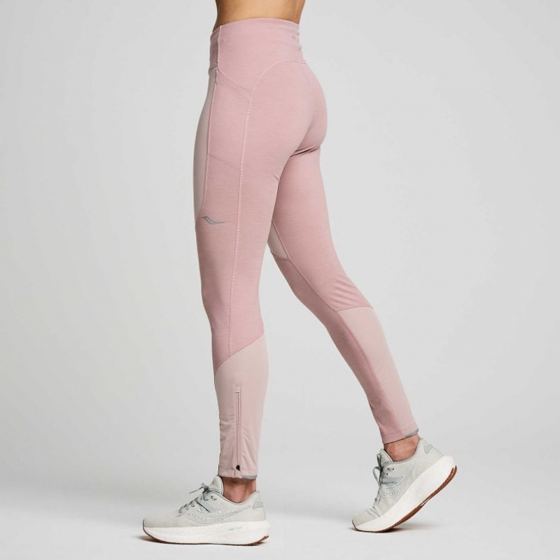 Saucony Runshield Strumpfhose Damen Rosa | BERLIN GVLQNE