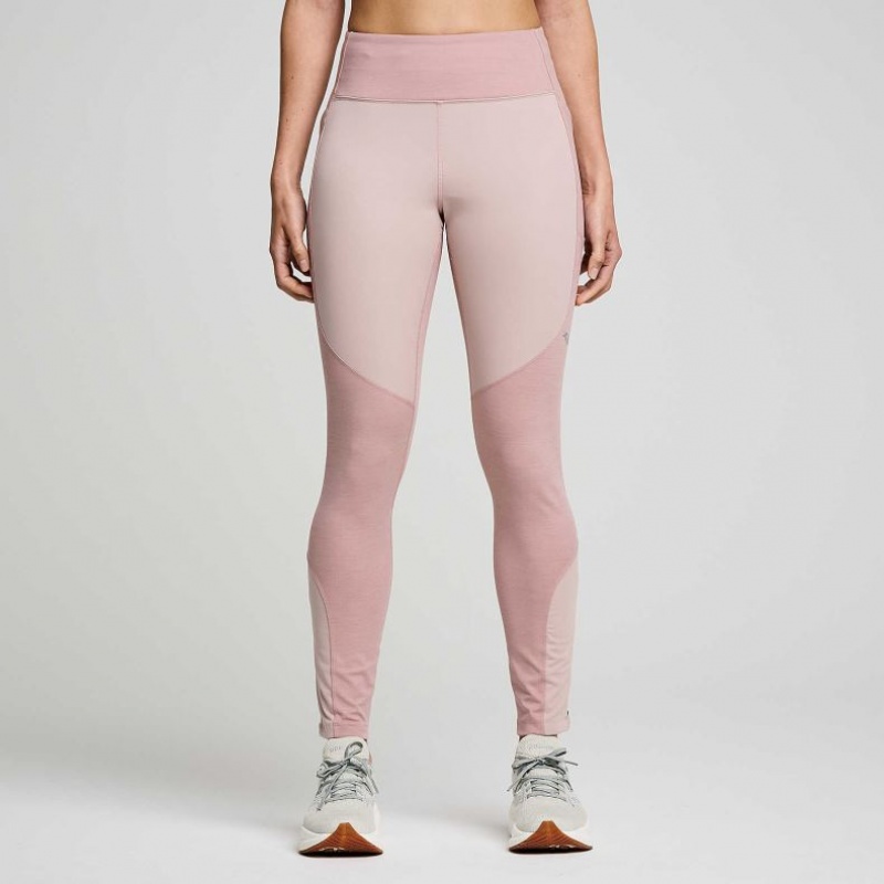 Saucony Runshield Strumpfhose Damen Rosa | BERLIN GVLQNE