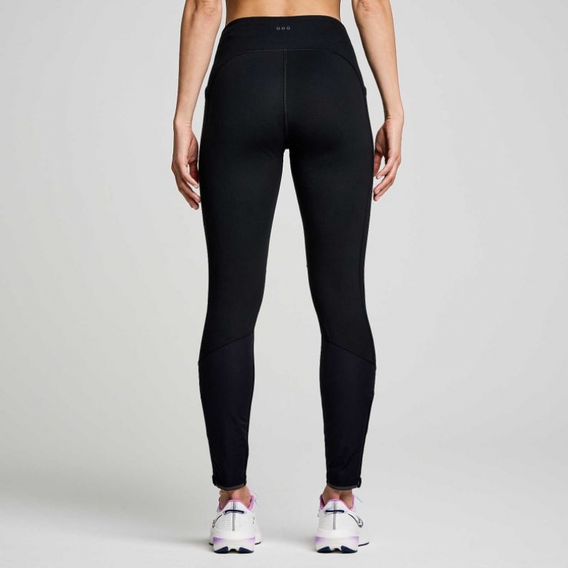 Saucony Runshield Strumpfhose Damen Schwarz | BERLIN FMLIBV