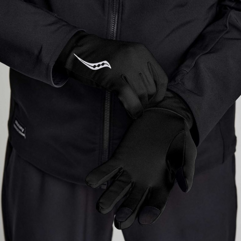 Saucony Solstice Handschuhe Herren Schwarz | BERLIN NFTEYI