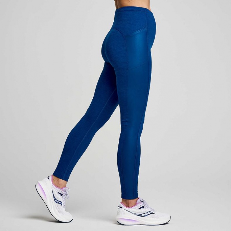 Saucony Solstice Strumpfhose Damen Indigo | BERLIN BOYVUW