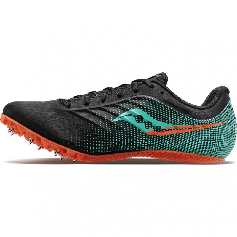 Saucony Spitfire 5 Leichtathletikschuhe Herren Schwarz Türkis | BERLIN VWSUTL