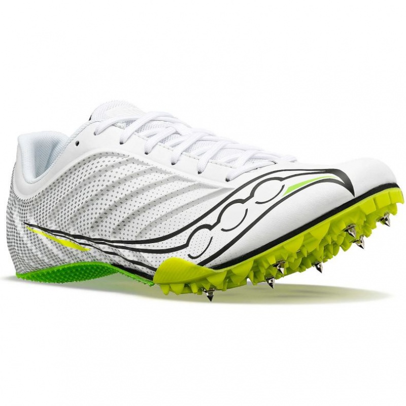 Saucony Spitfire 5 Leichtathletikschuhe Damen Weiß | BERLIN YSDAFQ