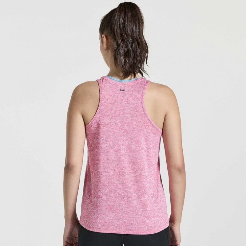 Saucony Stopwatch Muskelshirt Damen Lila | BERLIN ERMNBQ