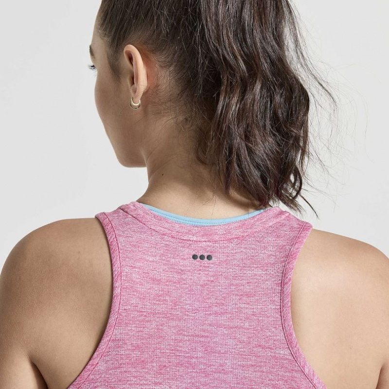 Saucony Stopwatch Muskelshirt Damen Lila | BERLIN ERMNBQ