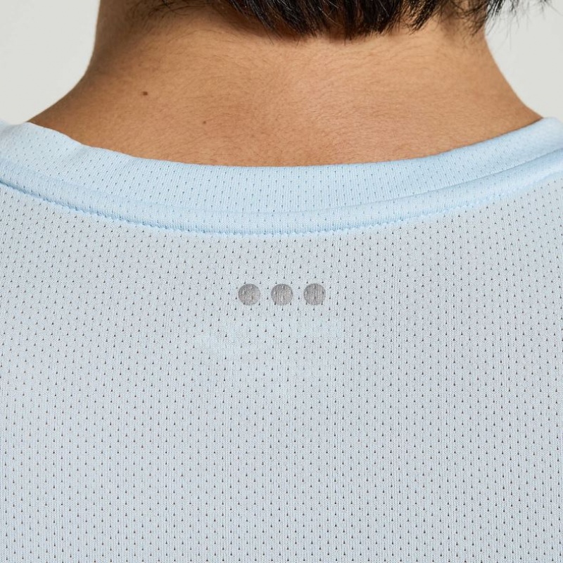 Saucony Stopwatch Muskelshirt Herren Blau | BERLIN JLQBAW