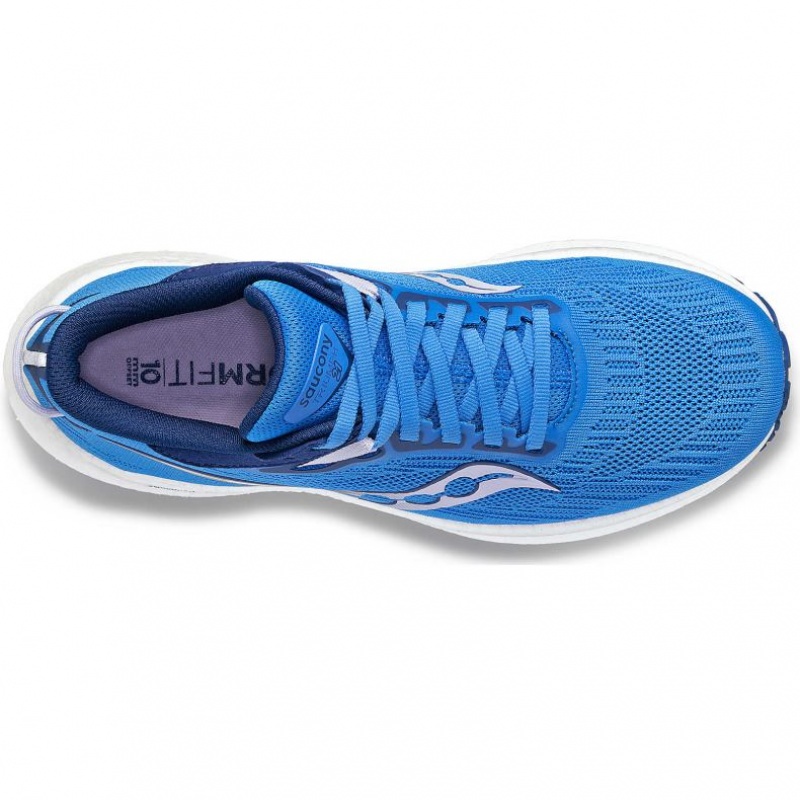 Saucony Triumph 21 Laufschuhe Damen Blau | BERLIN ATVMNY