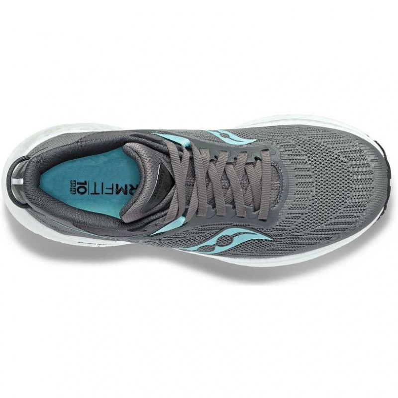 Saucony Triumph 21 Laufschuhe Damen Grau | BERLIN ZTCIEG